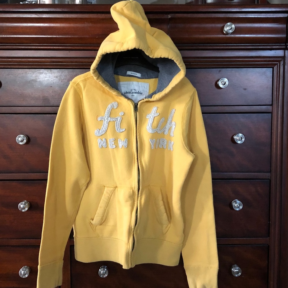 ABERCROMBIE KIDS Yellow Hoodie